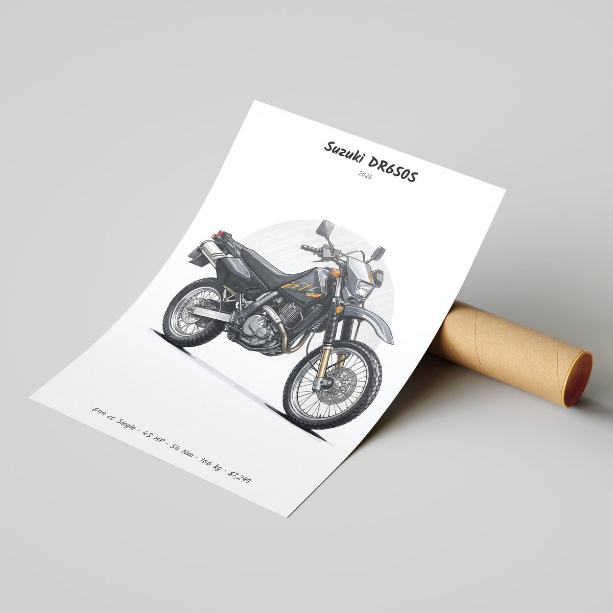 Suzuki DR650S 2026 Poster