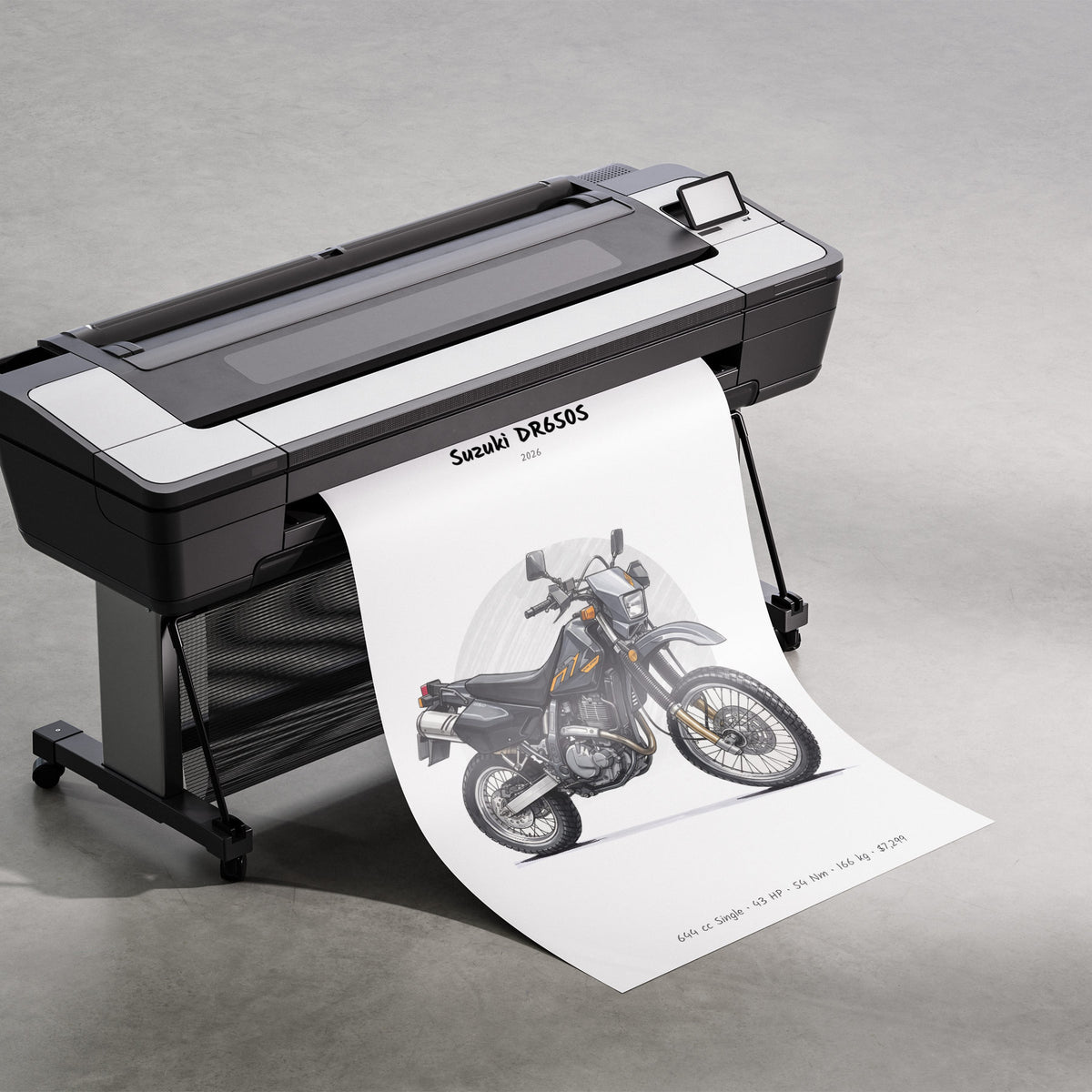 Suzuki DR650S 2026 Print