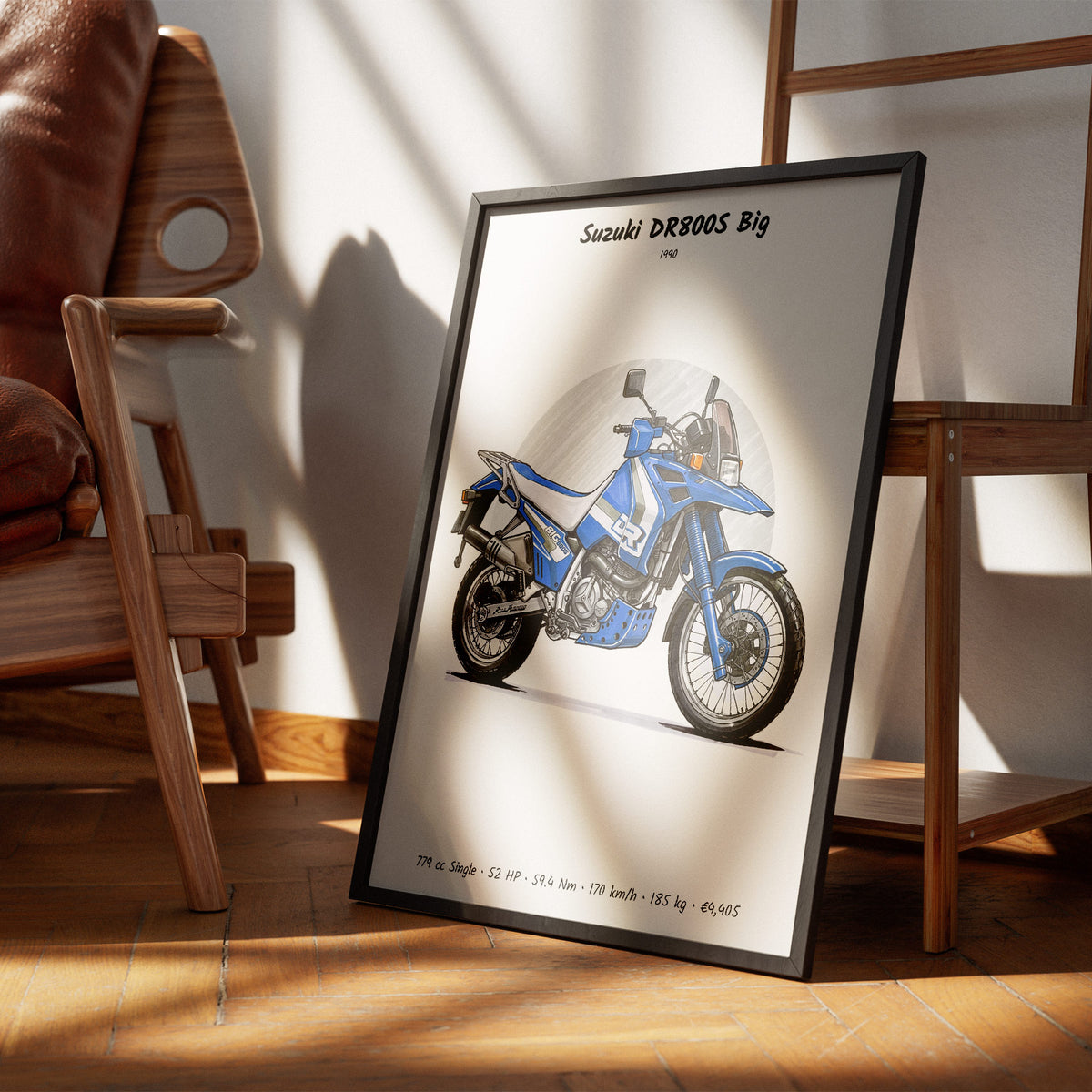 Suzuki DR800S Big 1990 Wall Art