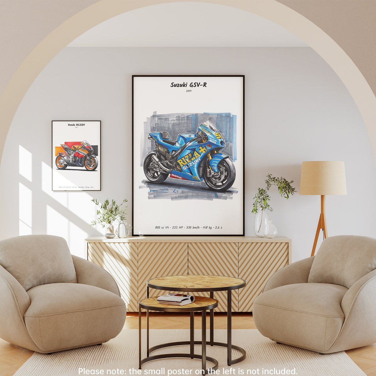 Suzuki GSV-R 2009 MotoGP Wall Art