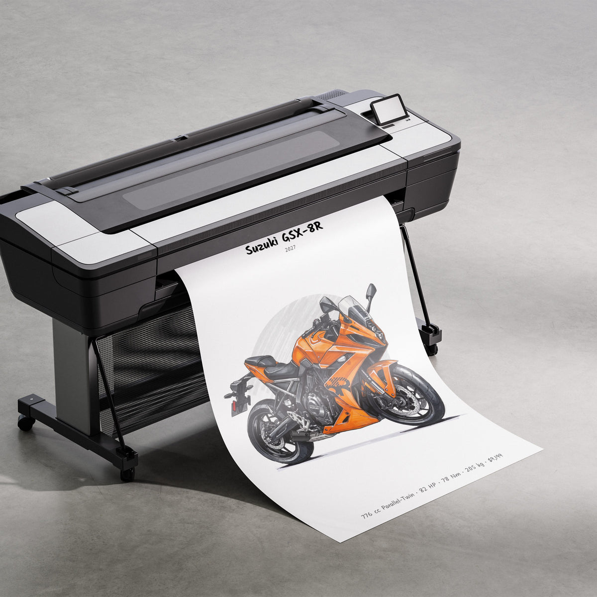 Suzuki GSX-8R 2027 Print
