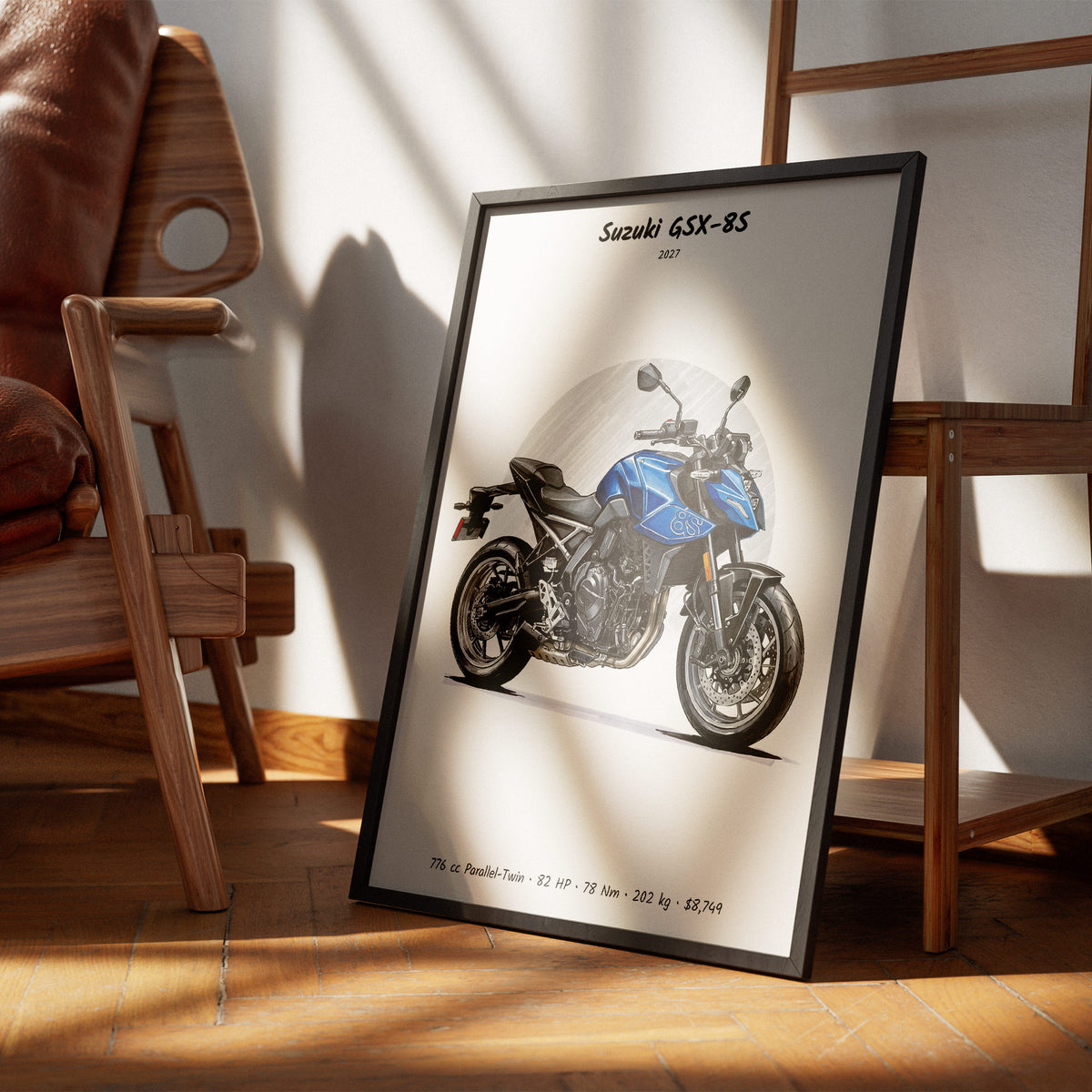 Suzuki GSX-8S 2027 Wall Art