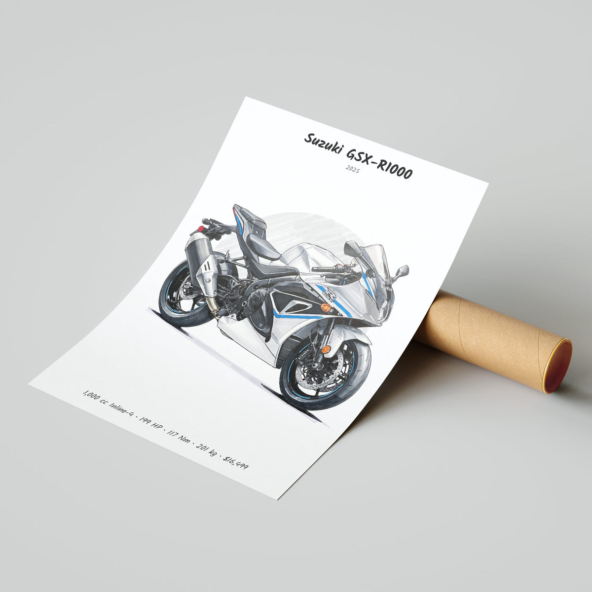 Suzuki GSX-R1000 2025 Poster