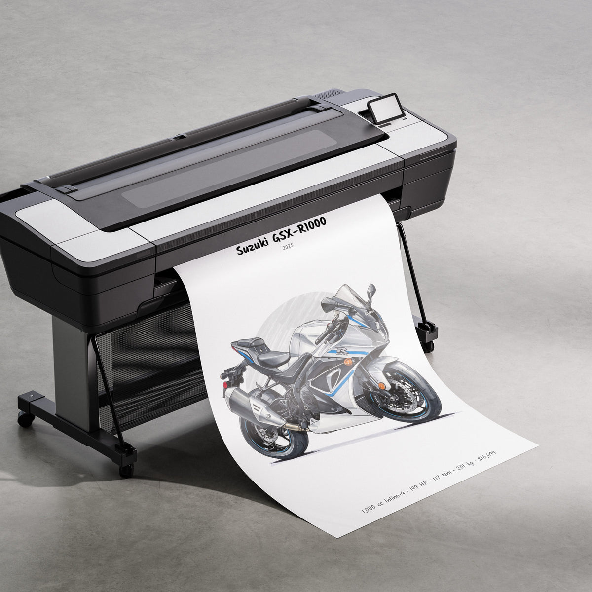 Suzuki GSX-R1000 2025 Print