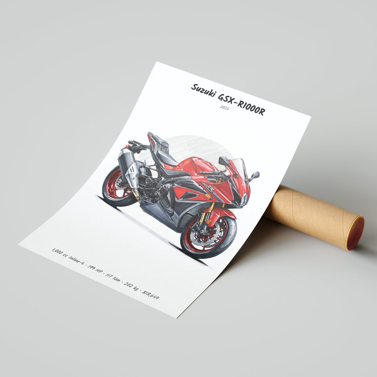 Suzuki GSX-R1000R 2025 Poster