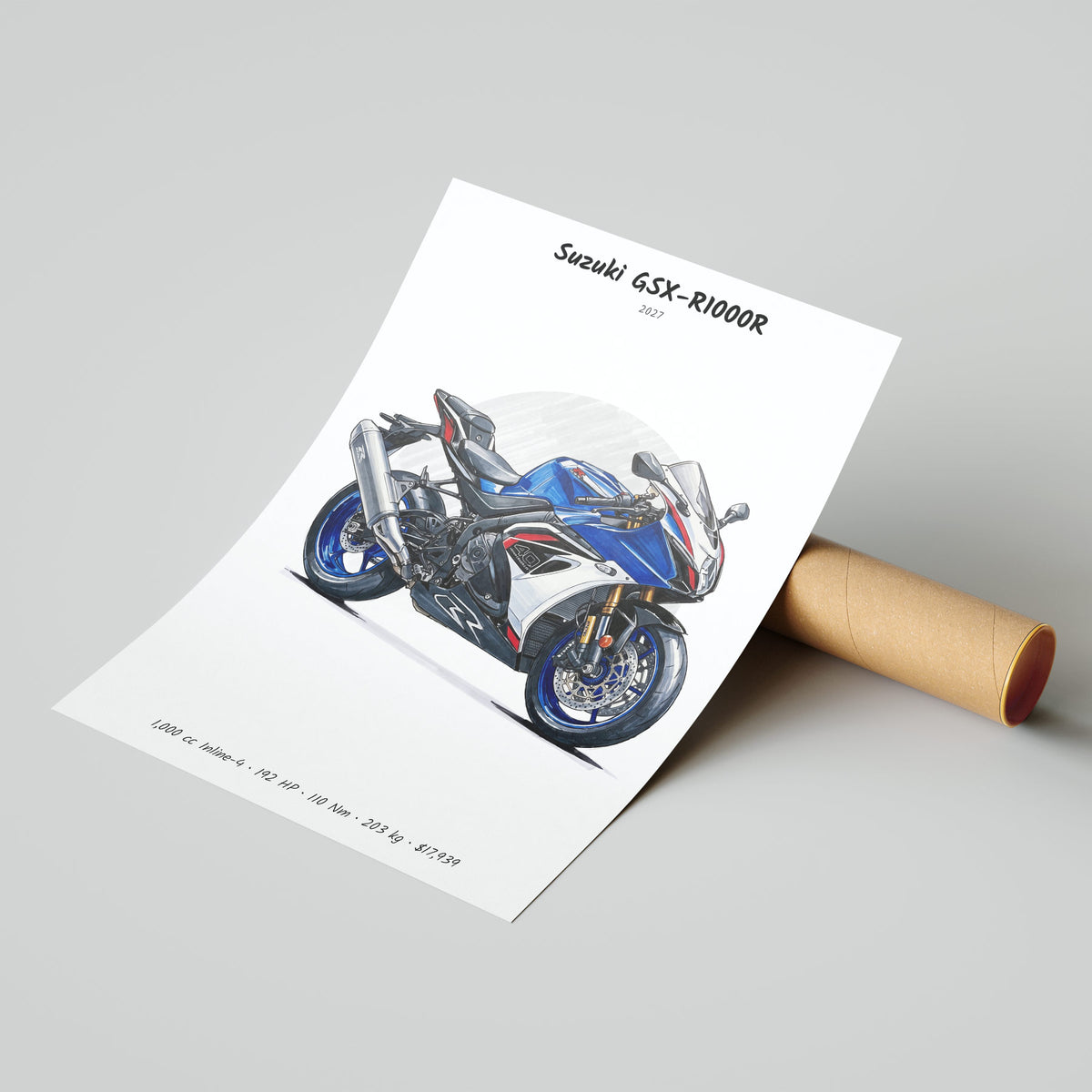 Suzuki GSX-R1000R 2027 Poster