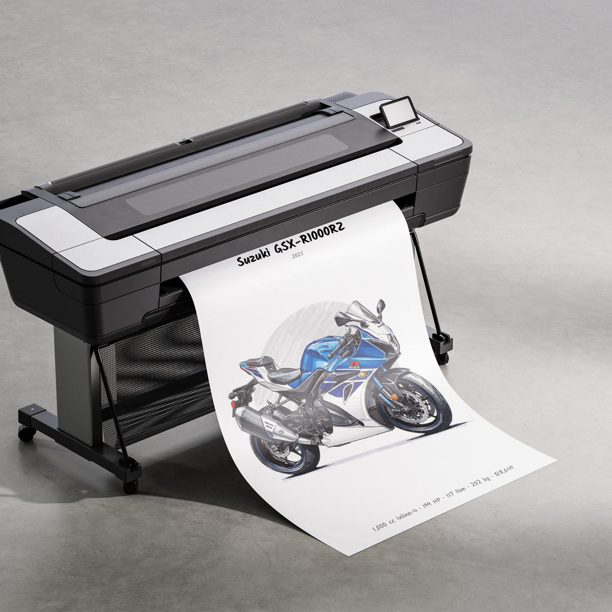 Suzuki GSX-R1000RZ 2025 Print