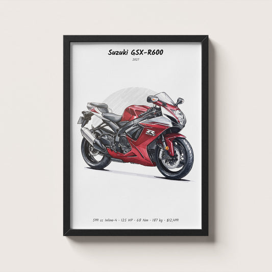 Suzuki GSX-R600 2027 Wall Art