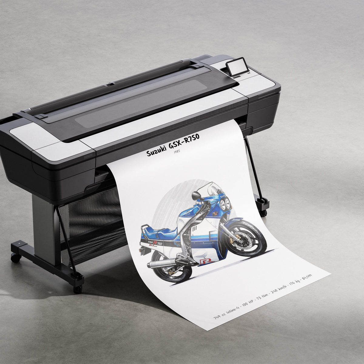 Suzuki GSX-R750 1985 Print