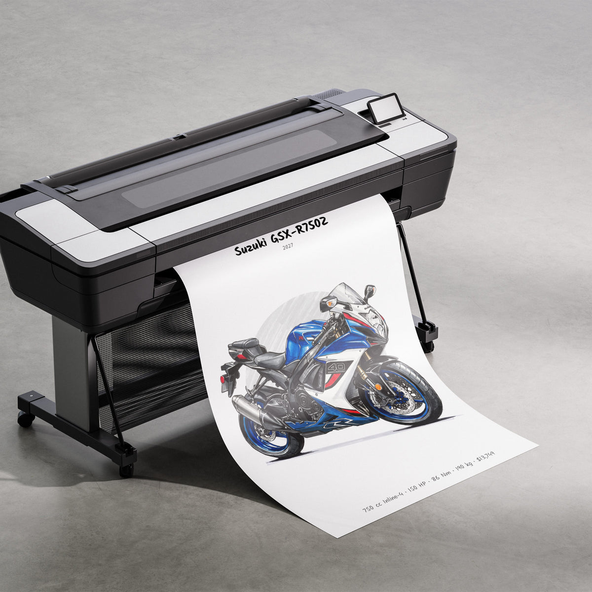 Suzuki GSX-R750Z 2027 Print