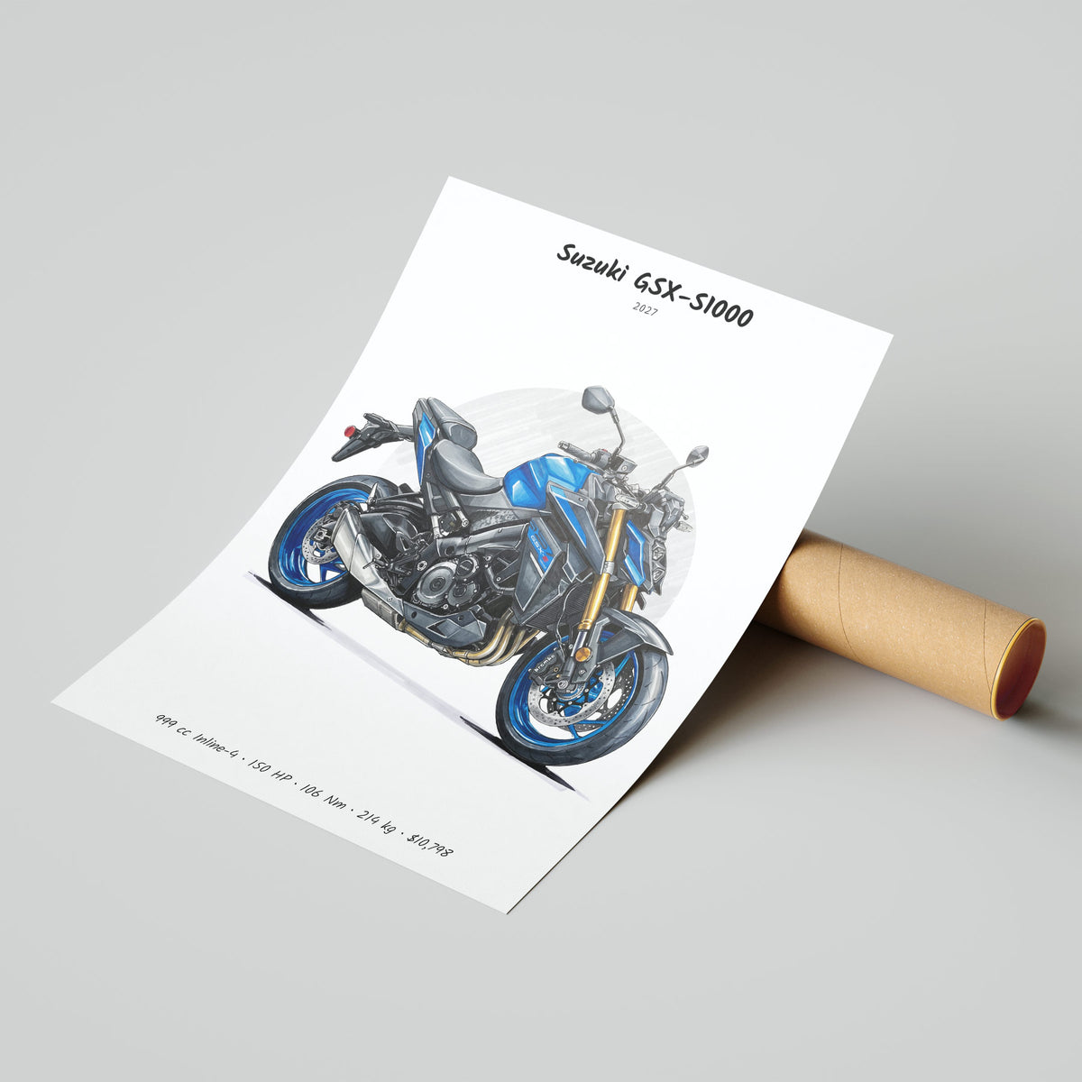 Suzuki GSX-S1000 2027 Poster