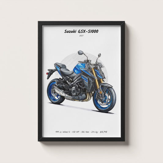 Suzuki GSX-S1000 2027 Wall Art