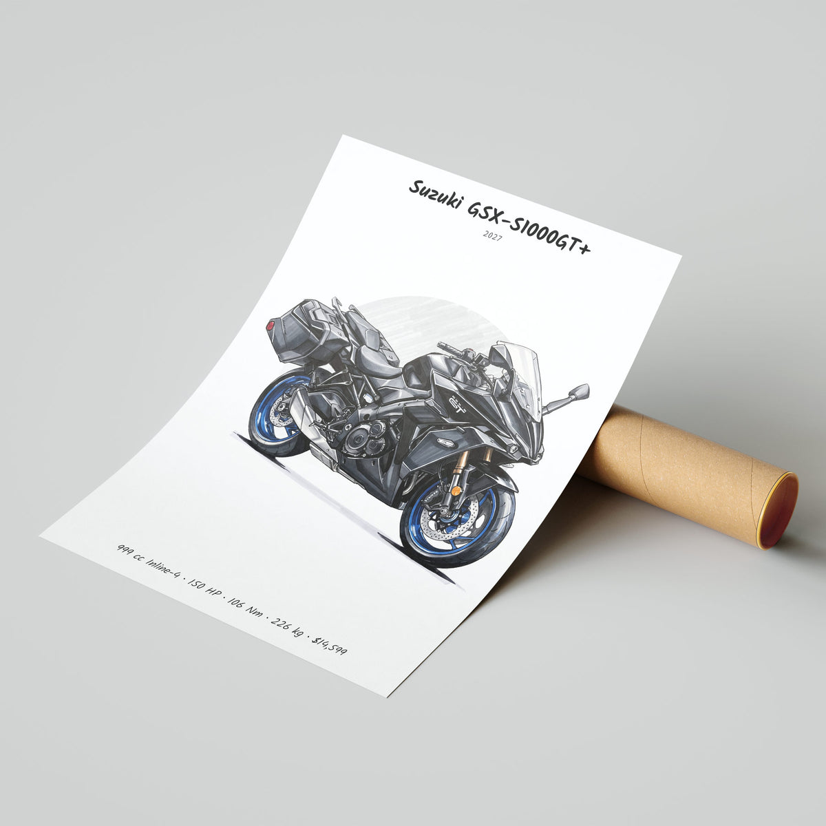 Suzuki GSX-S1000GT+ 2027 Poster