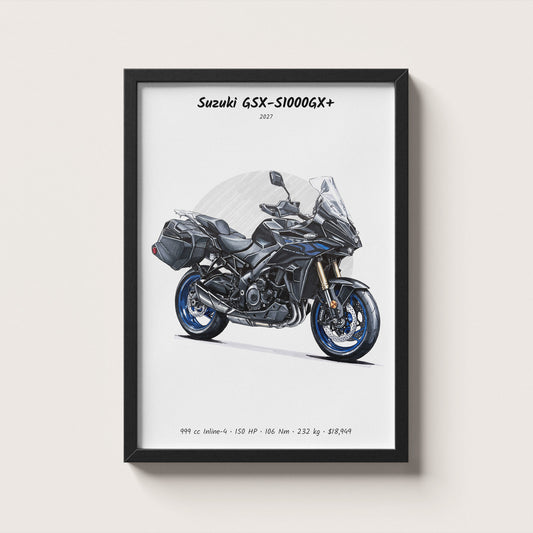 Suzuki GSX-S1000GX+ 2027 Wall Art