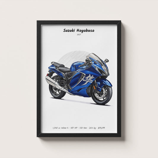 Suzuki Hayabusa 2027 Wall Art
