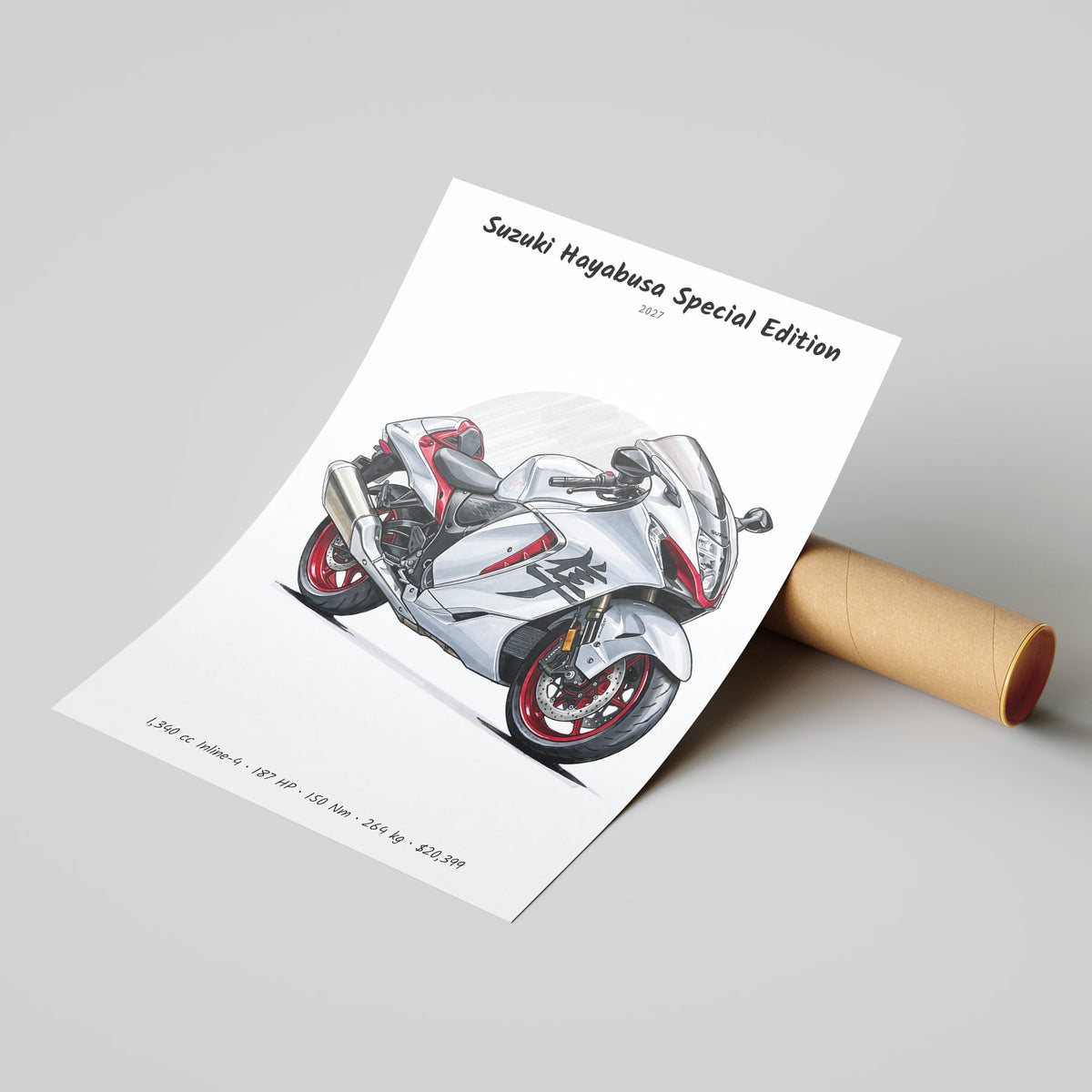 Suzuki Hayabusa Special Edition 2027 Poster