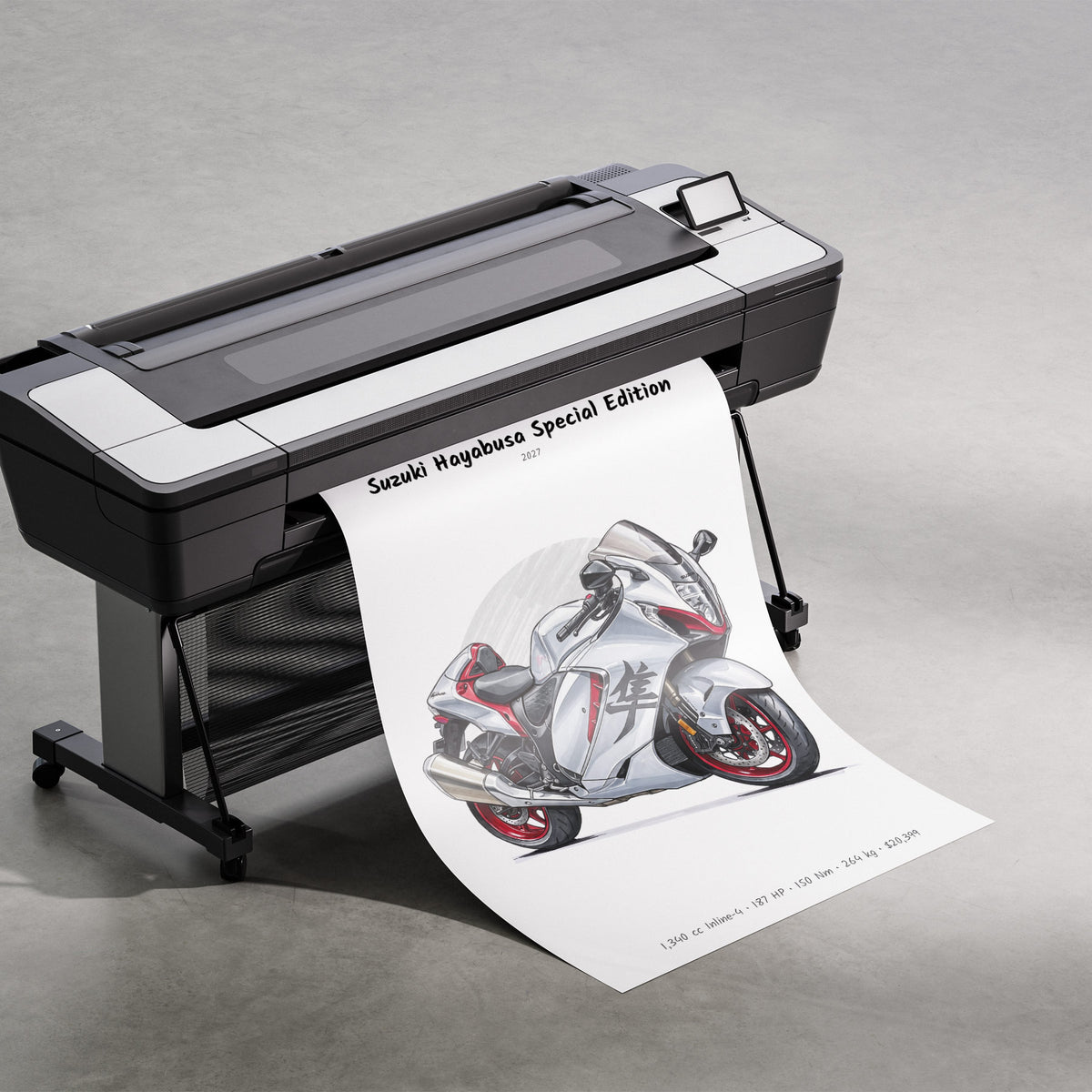 Suzuki Hayabusa Special Edition 2027 Print