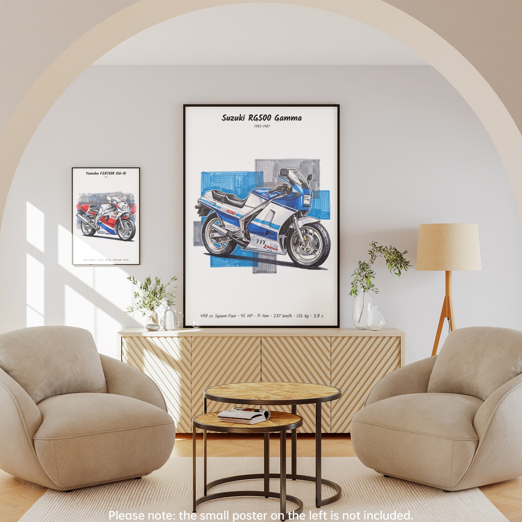 Suzuki RG500 Gamma Motorcycle Wall Art