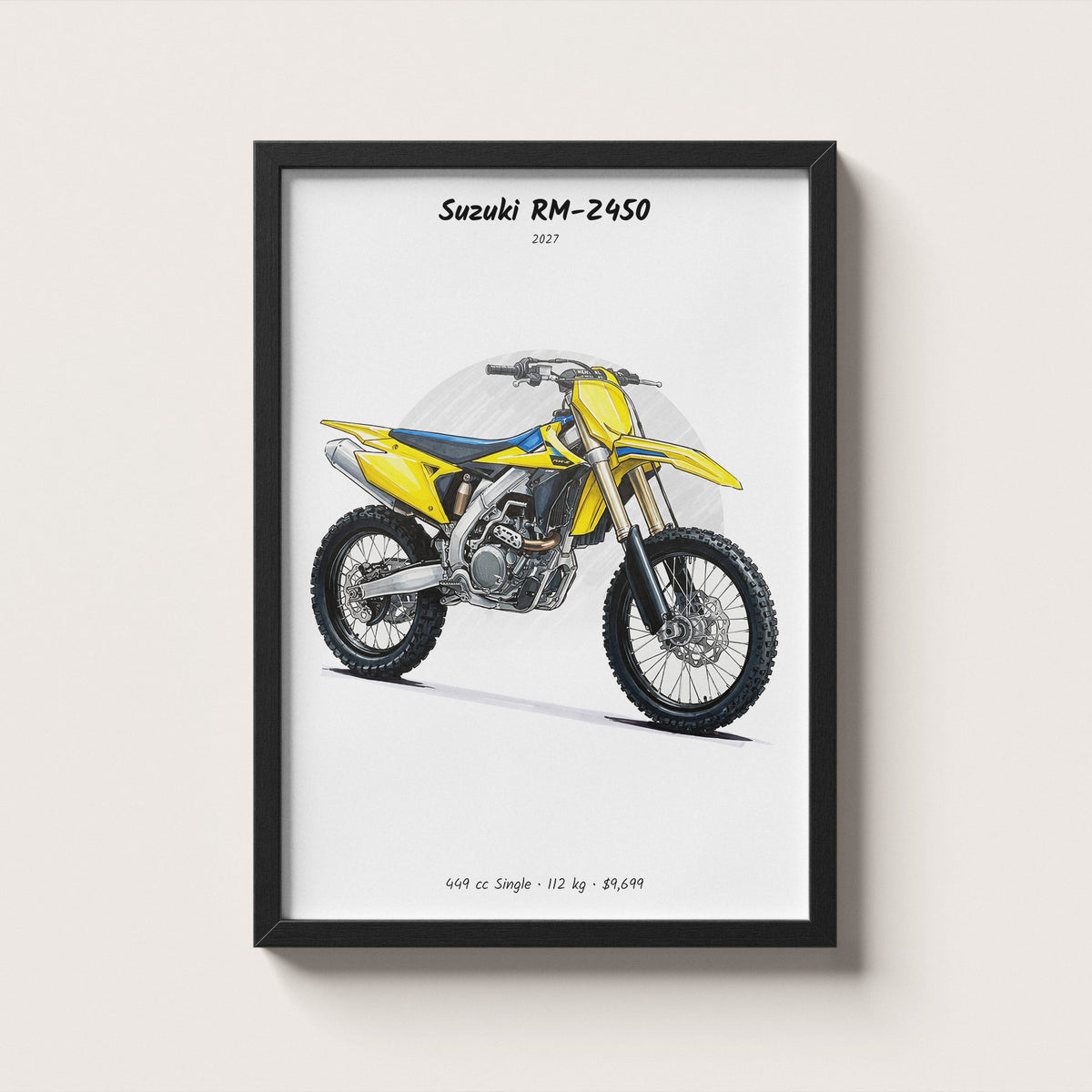 Suzuki RM-Z450 2027 Wall Art