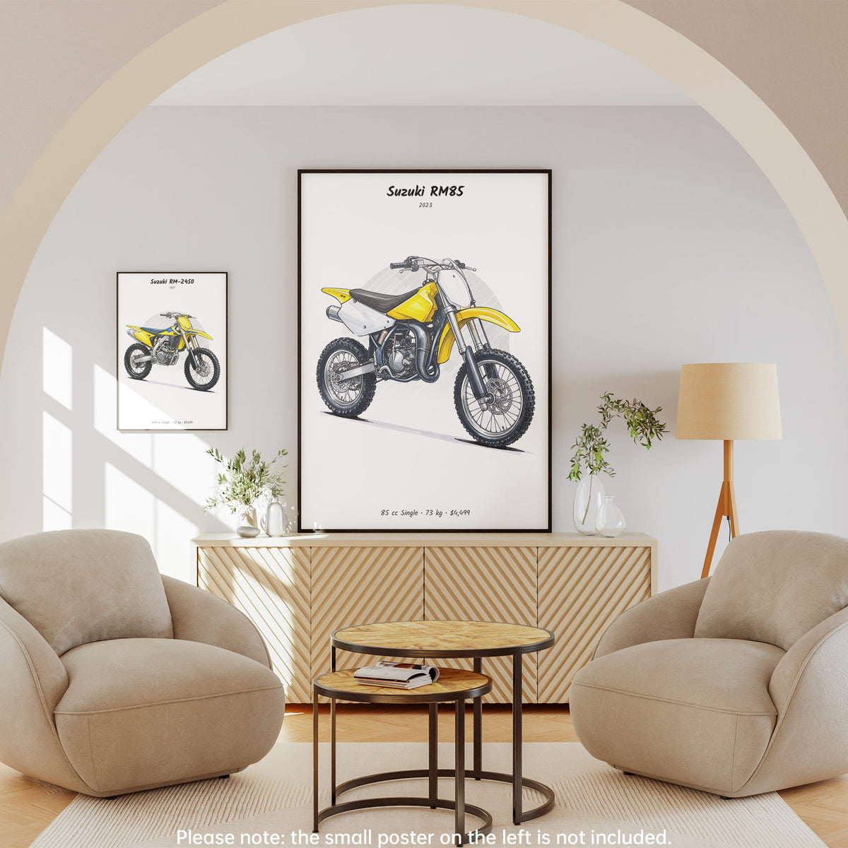 Suzuki RM85 2023 Wall Art