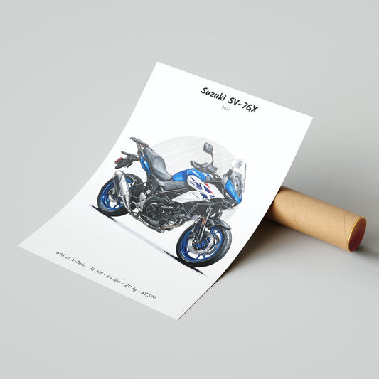 Suzuki SV-7GX 2027 Poster