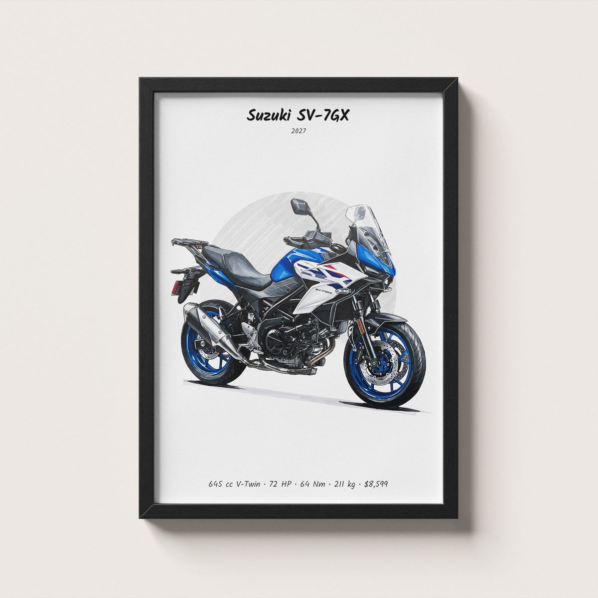 Suzuki SV-7GX 2027 Wall Art
