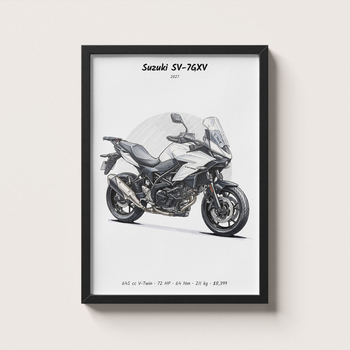 Suzuki SV-7GXV 2027 Wall Art