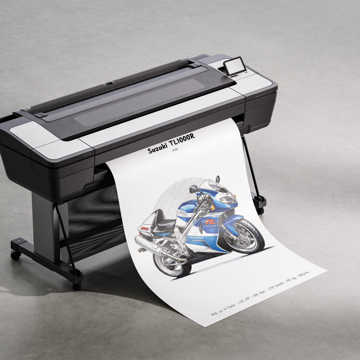 Suzuki TL1000R 1998 Print