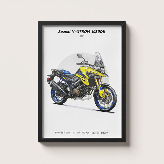 Suzuki V-STROM 1050DE 2027 Wall Art