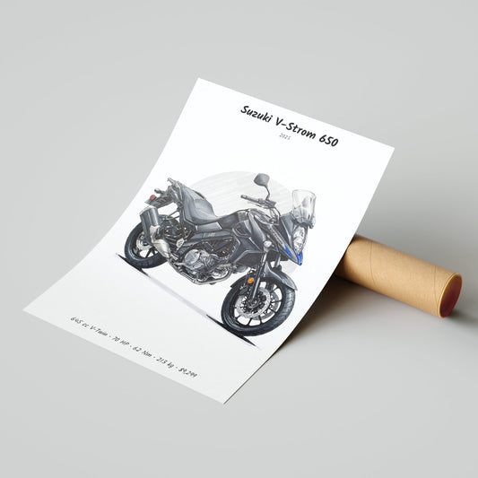 Suzuki V-Strom 650 2025 Poster