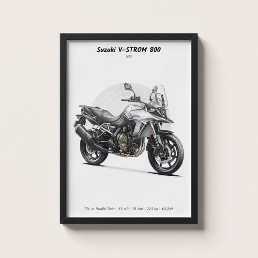 Suzuki V-STROM 800 2026 Wall Art