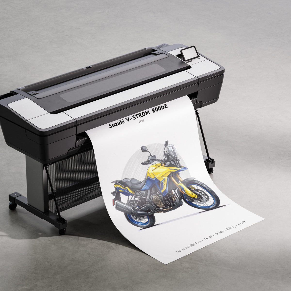 Suzuki V-STROM 800DE 2026 Print