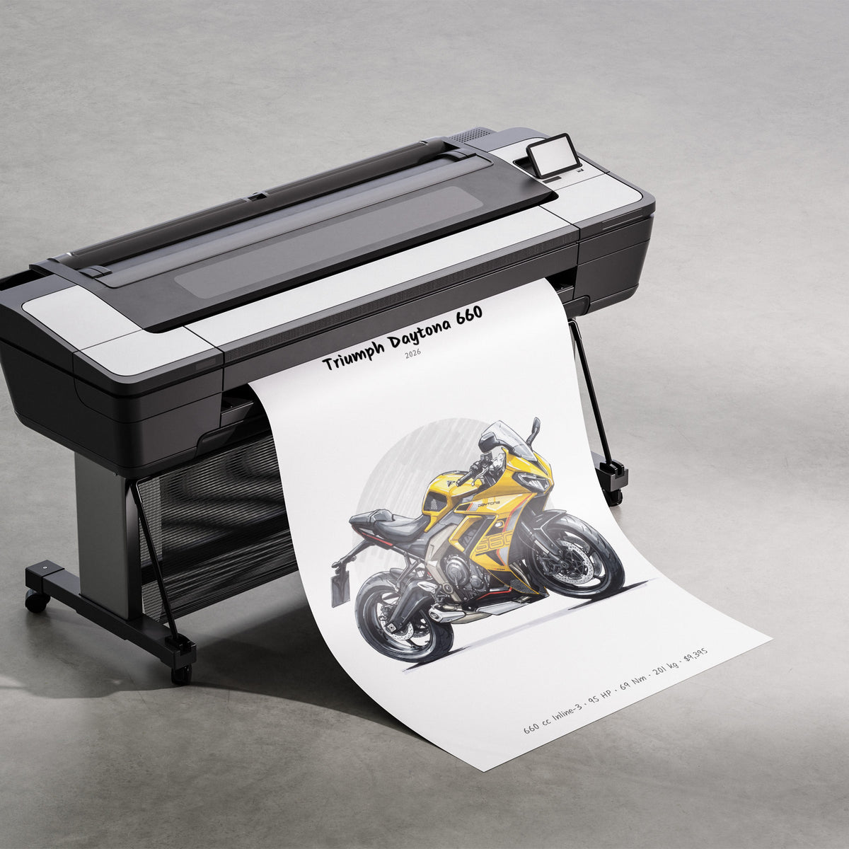 Triumph Daytona 660 2026 Print