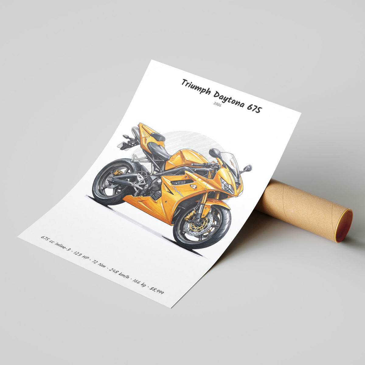 Triumph Daytona 675 2006 Poster