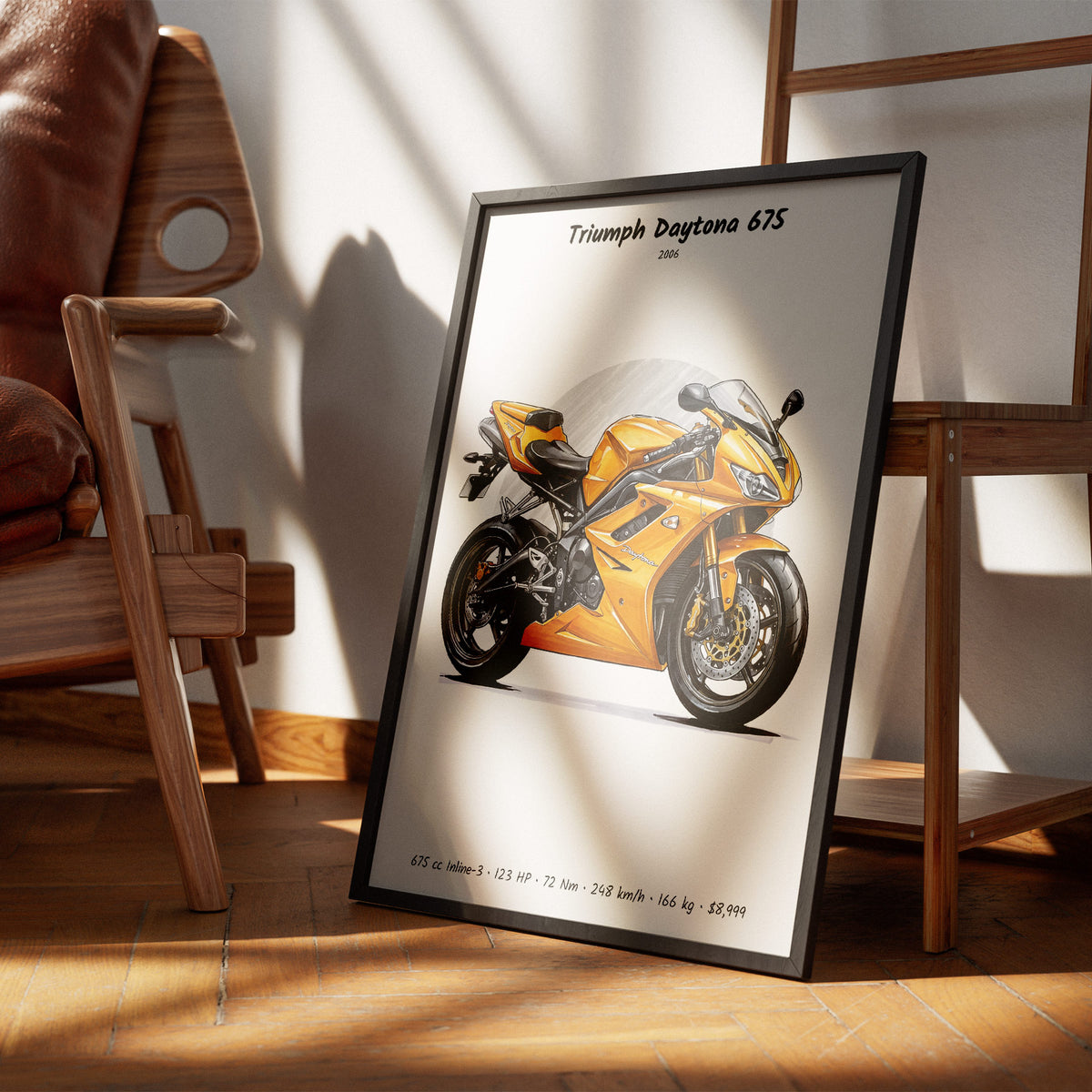 Triumph Daytona 675 2006 Wall Art