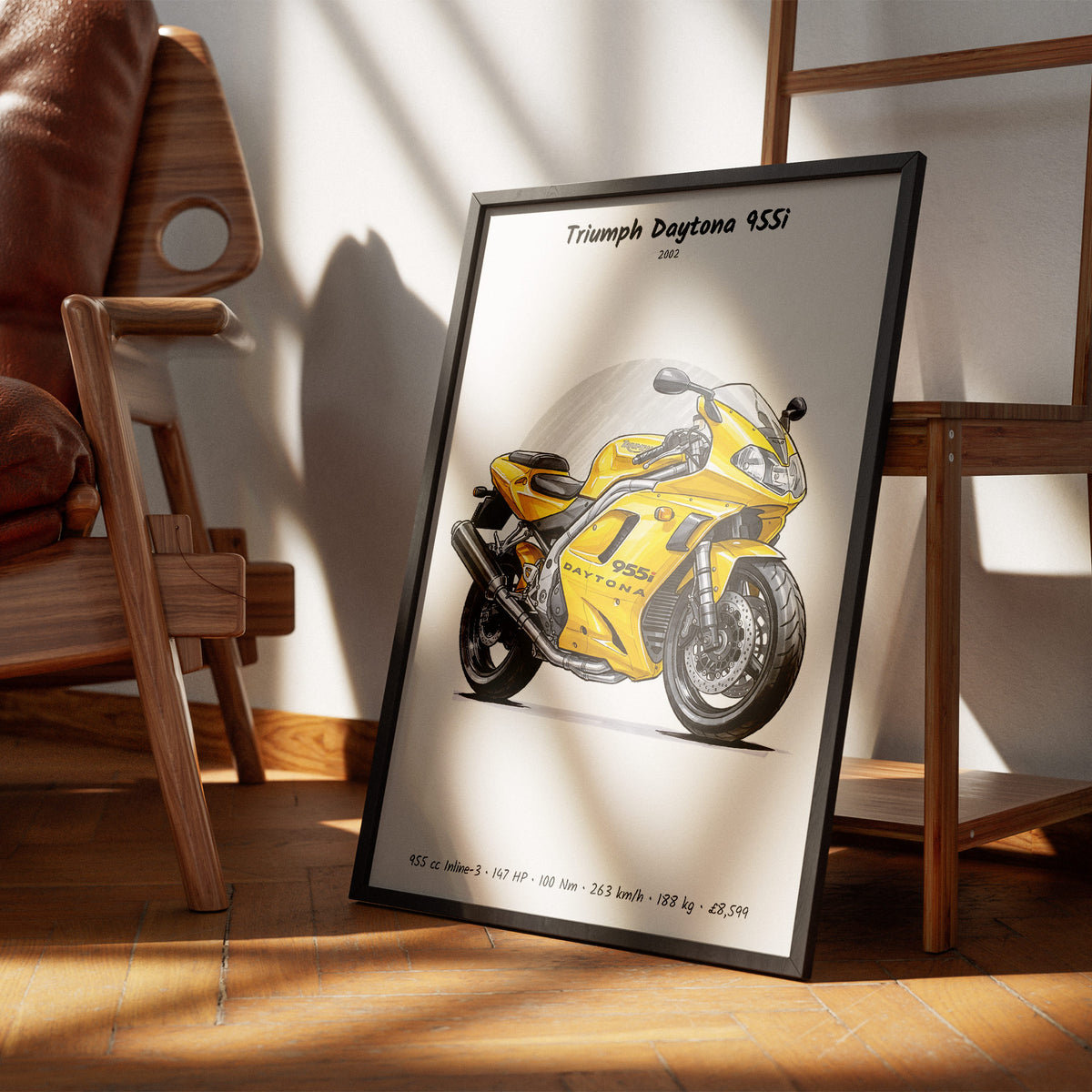 Triumph Daytona 955i 2002 Wall Art