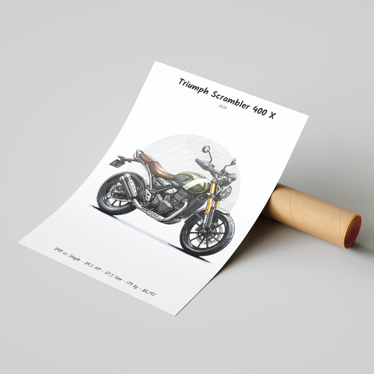 Triumph Scrambler 400 X 2026 Poster