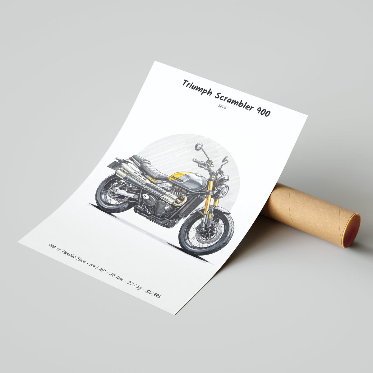 Triumph Scrambler 900 2026 Poster