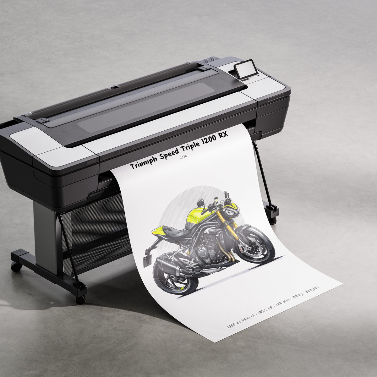 Triumph Speed Triple 1200 RX 2026 Print