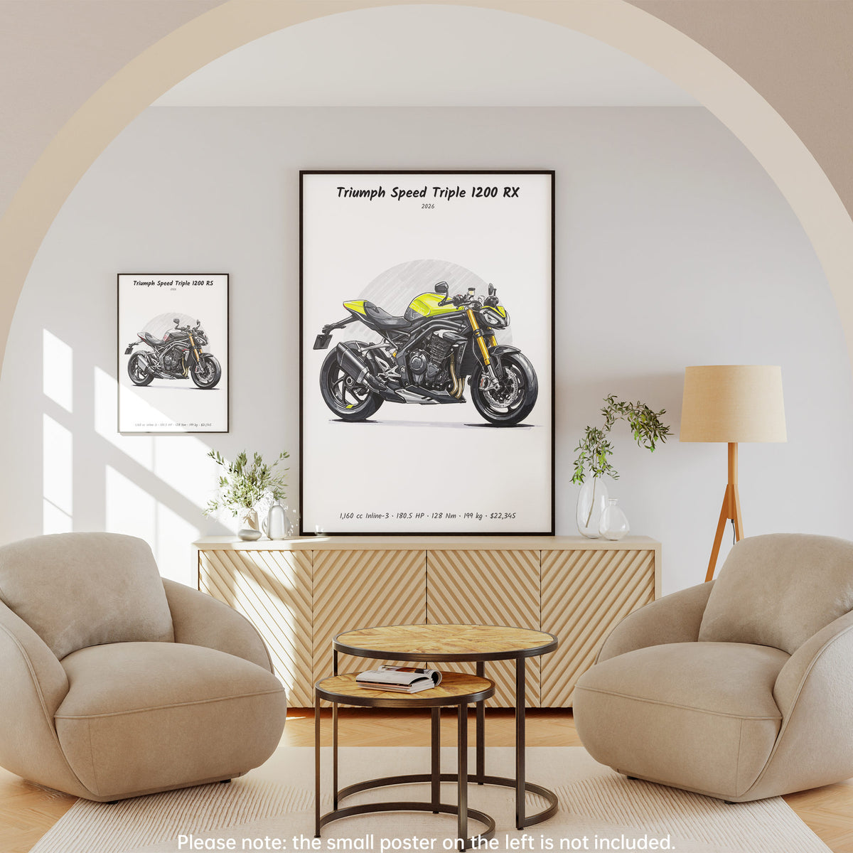 Triumph Speed Triple 1200 RX 2026 Wall Art
