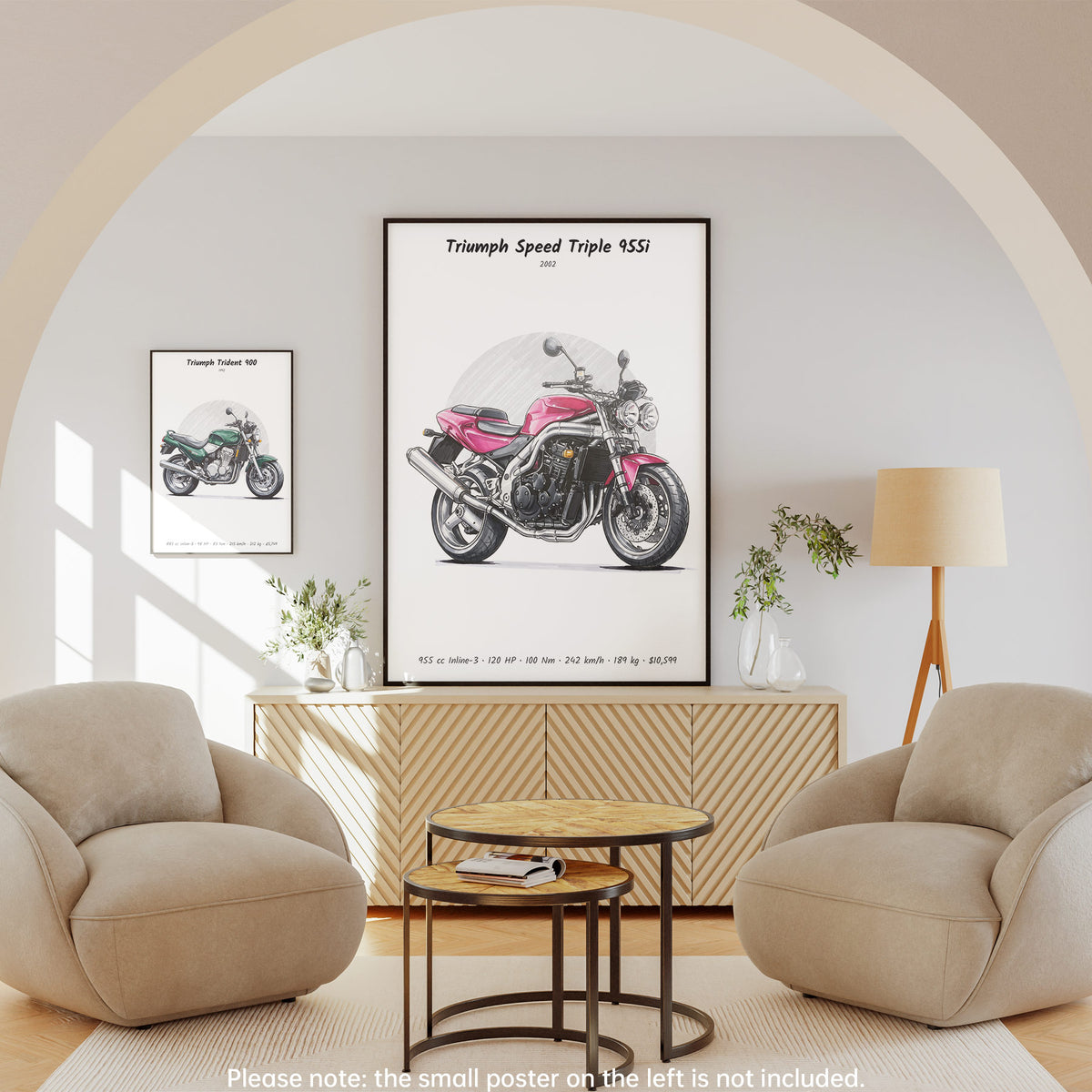 Triumph Speed Triple 955i 2002 Wall Art