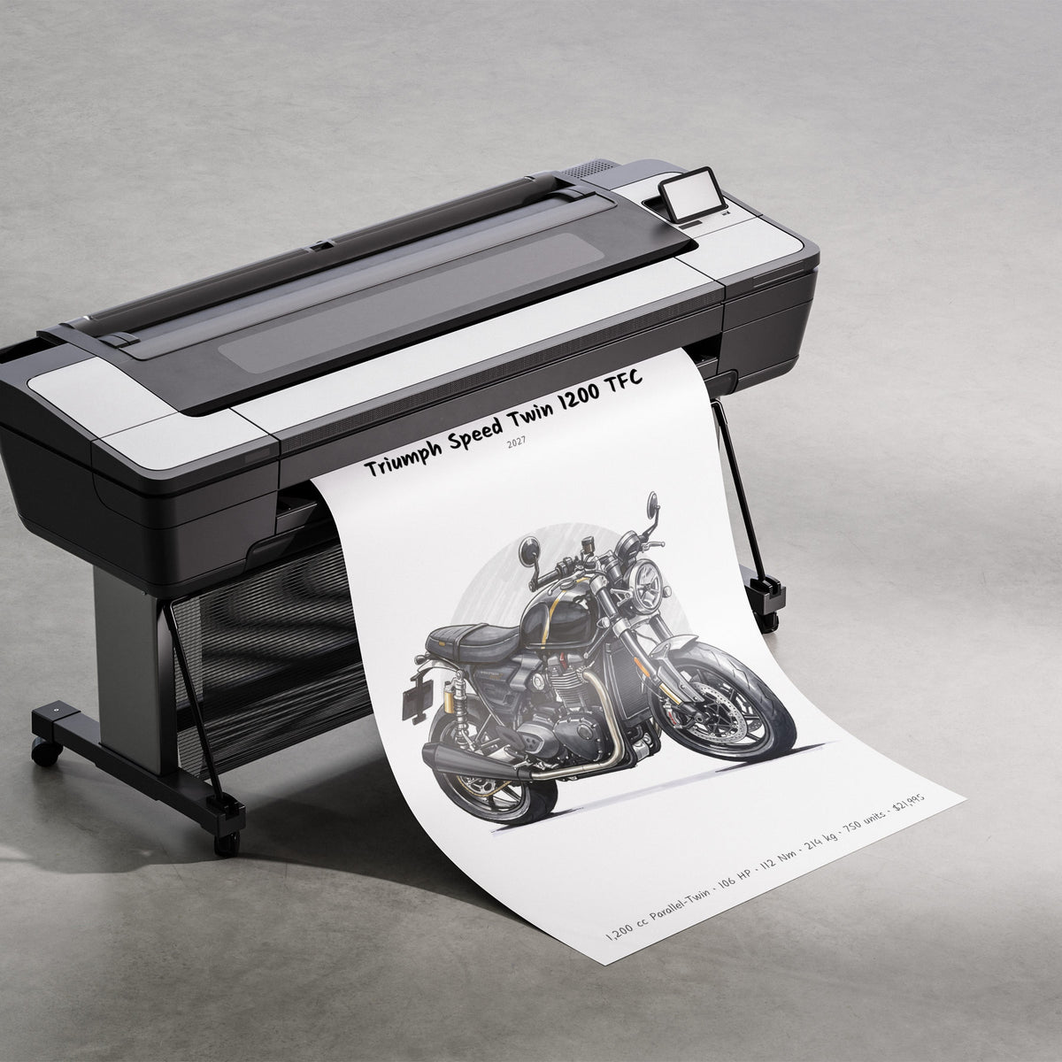 Triumph Speed Twin 1200 TFC 2027 Print