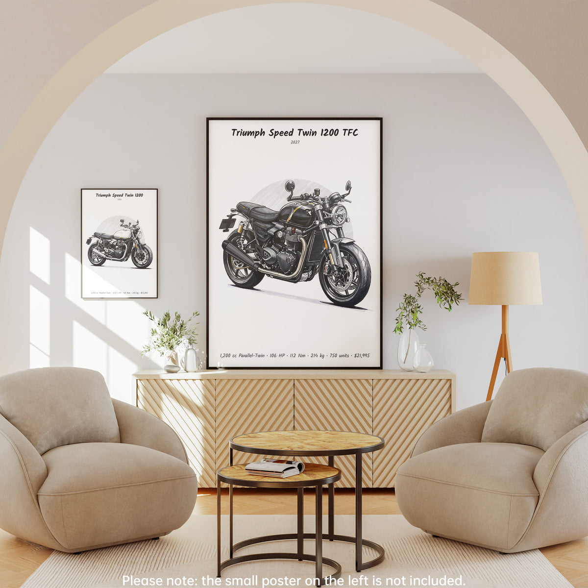 Triumph Speed Twin 1200 TFC 2027 Wall Art