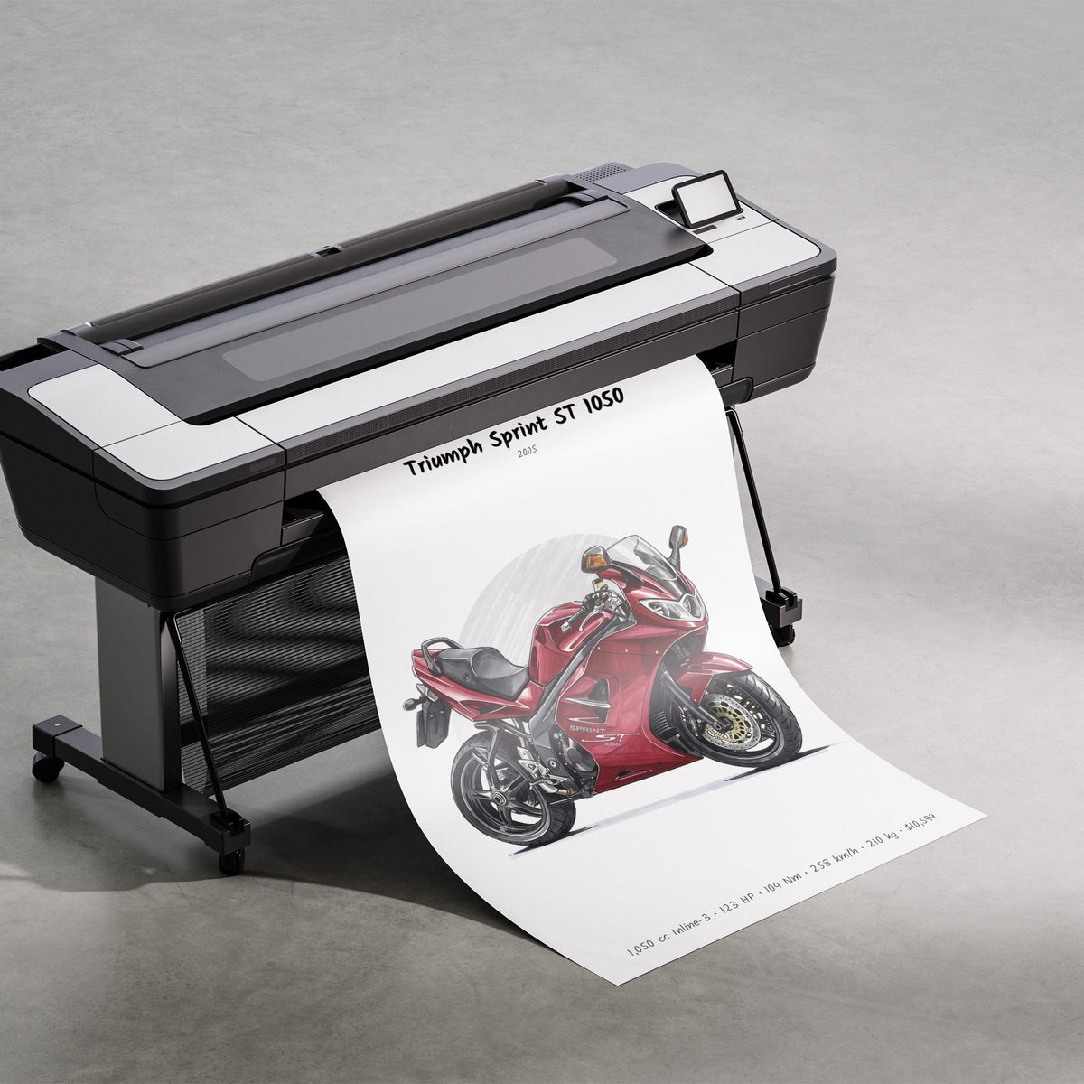 Triumph Sprint ST 1050 2005 Print