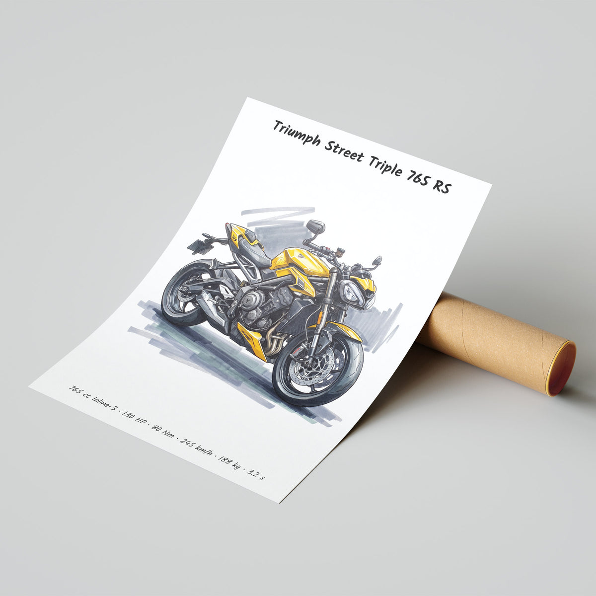 Triumph Street Triple 765 RS Poster