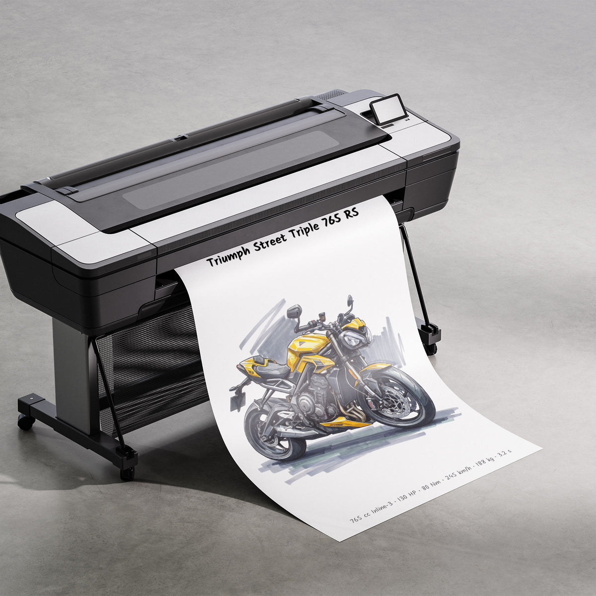 Triumph Street Triple 765 RS Print