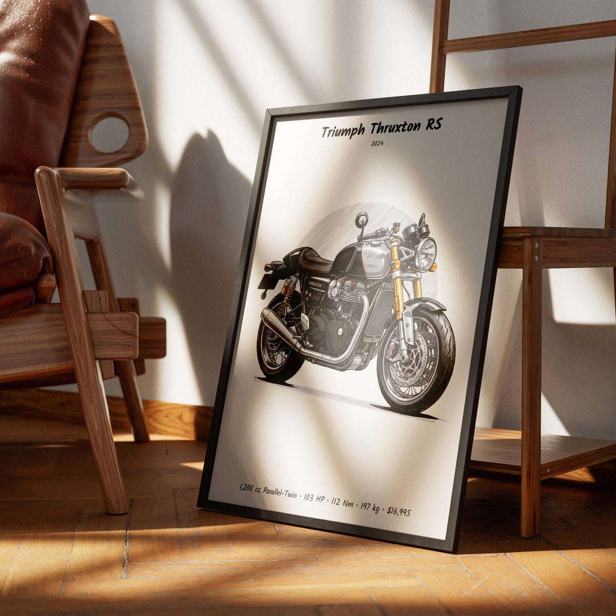 Triumph Thruxton RS 2024 Wall Art