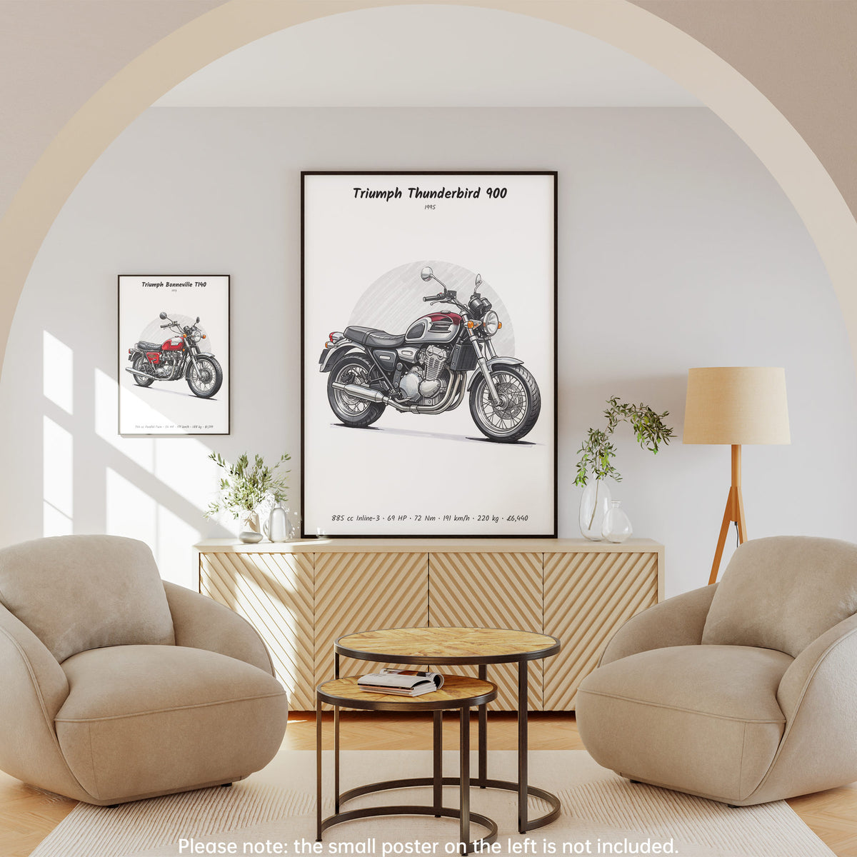 Triumph Thunderbird 900 1995 Wall Art