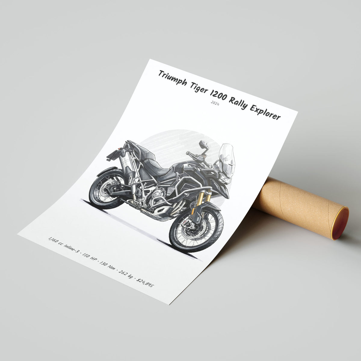 Triumph Tiger 1200 Rally Explorer 2024 Poster