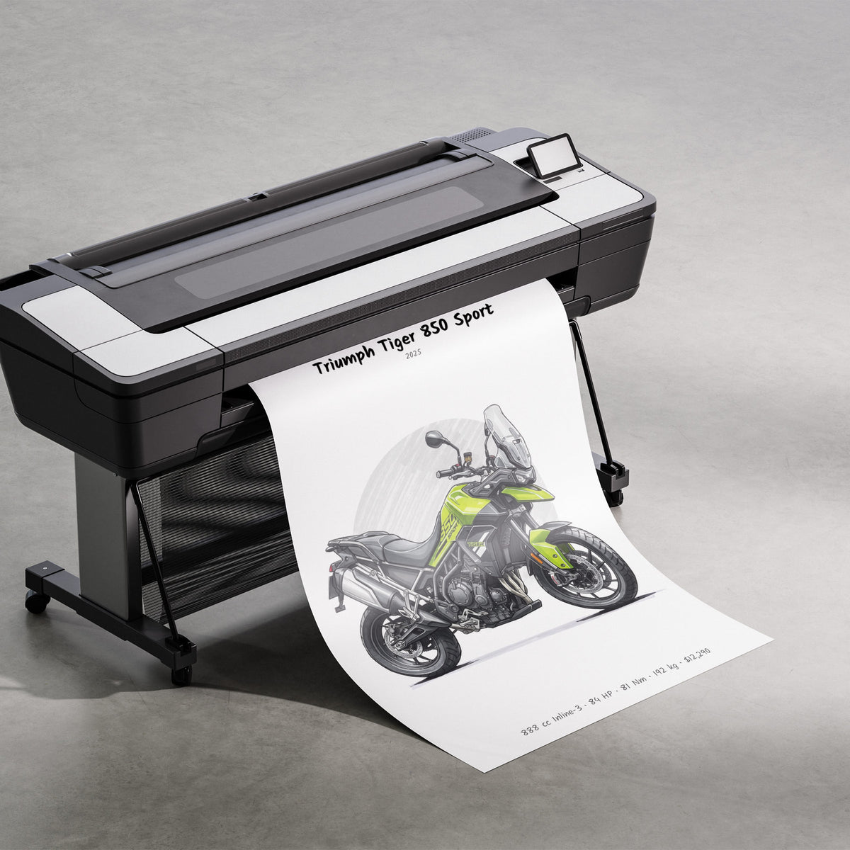 Triumph Tiger 850 Sport 2025 Print